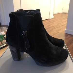 Paul Green Platform Suede Bootie